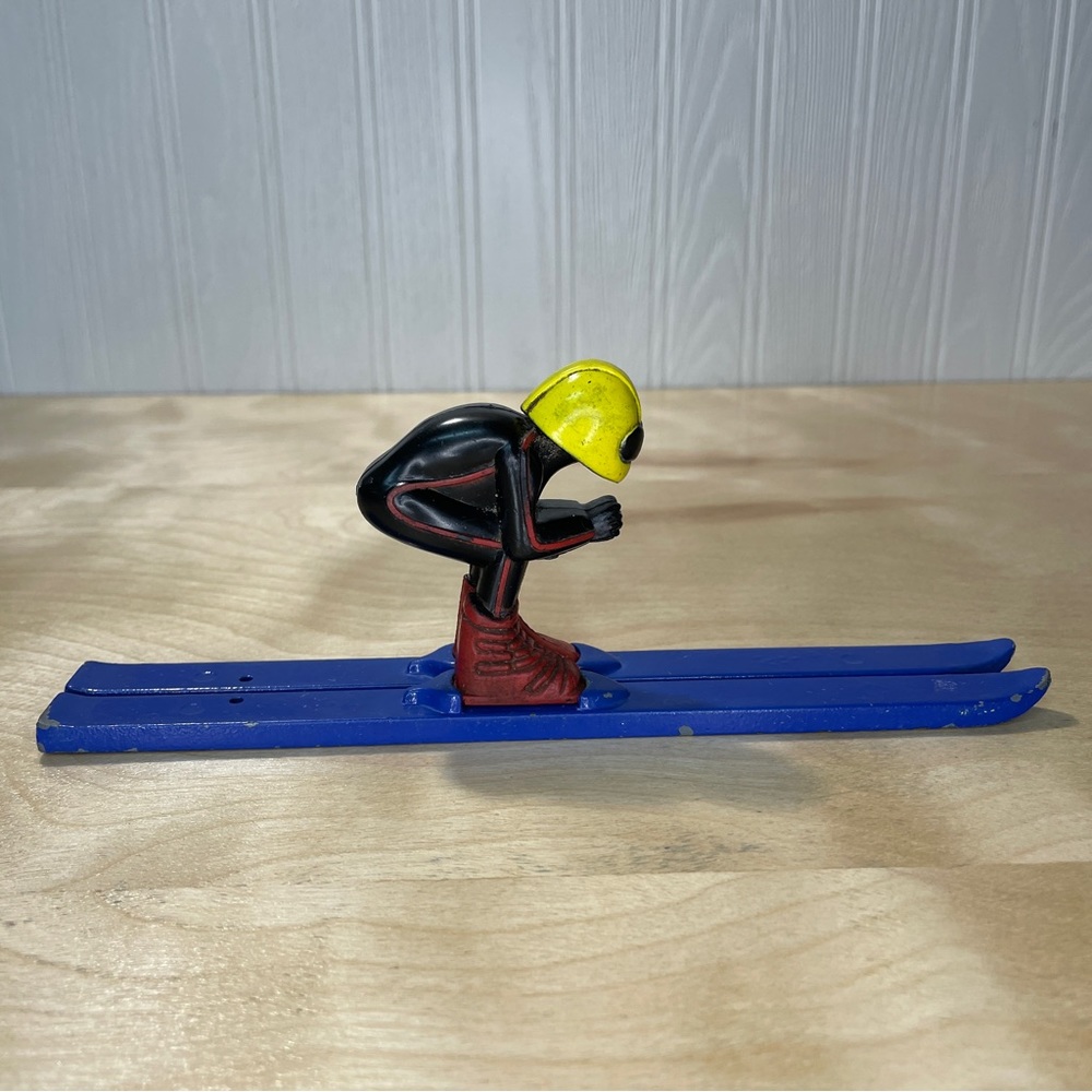 Vintage Norwegian Speed Skier Toy - Picture 4 of 12